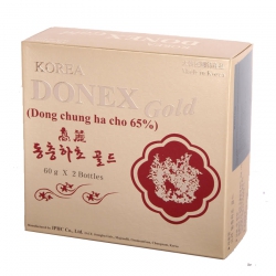 Đông trùng hạ thảo Donex gold, Hộp 2 lọ 65g