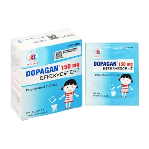 Dopagan 150 Effervescent Domesco 12 gói x 1g