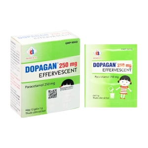 Dopagan 250 Effervescent Domesco 12 gói x 1g