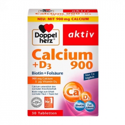 Doppelherz Calcium + D3 900mg 3 vỉ x 10 viên - Viên uống chắc xương, làm đẹp Doppelherz Calcium + D3 900mg 3 vỉ x 10 viên - Viên uống chắc xương, làm đẹp