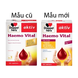 Aktiv Haemo Vital Doppelherz 2 vỉ x 15 viên - Viên uống bổ sung sắt