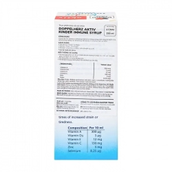 Doppelherz Kinder Immune Syrup 150ml – Siro tăng cường miễn dịch Doppelherz Kinder Immune Syrup 150ml – Siro tăng cường miễn dịch