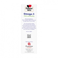Doppelherz Aktiv Omega 3 + Folic Acid + B6 + B12 30 viên