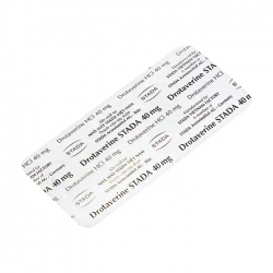Drotaverine Stada 40mg 5 vỉ x 10 viên - Chống co thắt cơ trơn Drotaverine Stada 40mg 5 vỉ x 10 viên - Chống co thắt cơ trơn
