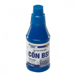 Dung dịch dùng ngoài Cồn BSI 20ml HD Pharma