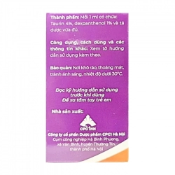 Dung Dịch Dưỡng Mắt Taueye CPC1 Hà Nội 4 vỉ x 5 ống Dung Dịch Dưỡng Mắt Taueye CPC1 Hà Nội 4 vỉ x 5 ống