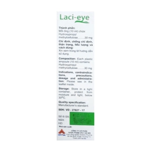 Dung Dịch Nhỏ Mắt Laci-Eye CPC1 Hà Nội 10ml Dung Dịch Nhỏ Mắt Laci-Eye CPC1 Hà Nội 10ml