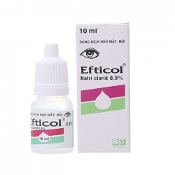 Dung dịch nhỏ mắt mũi Efticol, Chai 10ml