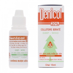 Dung dịch rơ miệng Denicol 20% Dung dịch rơ miệng Denicol 20%