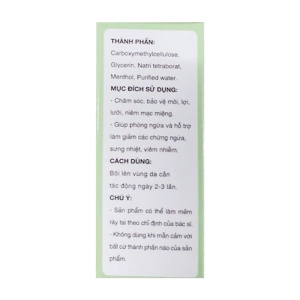 Dung Dịch Rơ Miệng Glycerin Borat Quablue Pharma 10ml