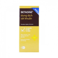Dung dịch sát khuẩn Betadine Antiseptic Solution - Chai 30 ml