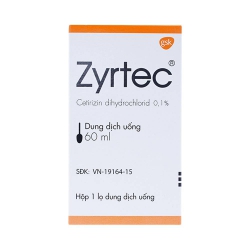 Dung dịch uống Zyrtec 1Mg/ml 60Ml