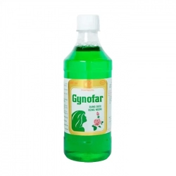 Dung dịch vệ sinh phụ nữ Gynofar 500ml, đồng sulfat 1,25g, Chai 500ml