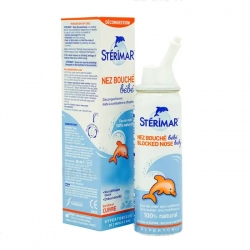 Sterimar Baby Hypertonic 50ml giúp vệ sinh mũi xoang cho trẻ em