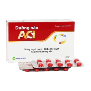 Dưỡng Não AGI Agimexpharm 3 vỉ x 10 viên - Bổ sung hoạt huyết dưỡng não