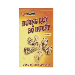 Tpbvsk Gpharm Đương Quy Bổ Huyết, Hộp 30 viên