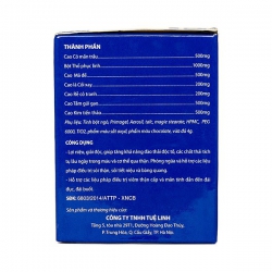 Dưỡng thận tuệ linh 4gr, Hộp 20 gói