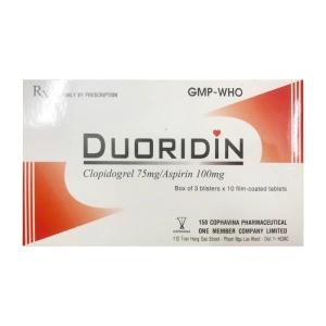 Duoridin Cophavina 3 vỉ x 10 viên Duoridin Cophavina 3 vỉ x 10 viên