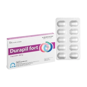 Durapil Fort 60mg SPM 1 vỉ x 10 viên (Dapoxetin hydroclorid)