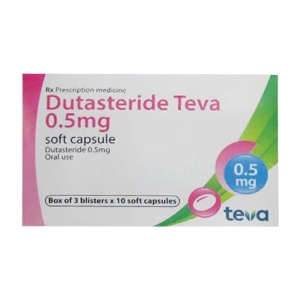 Dutasteride Teva 0.5mg 3 vỉ x 10 viên (Dutasteride)