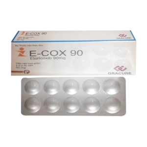 E-Cox 90 Gracure 3 vỉ x 10 viên (Etoricoxib)