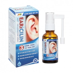 Earicilin ABC 30ml - Dung dịch xịt tai Earicilin ABC 30ml - Dung dịch xịt tai