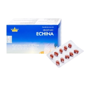 Echina Kingphar 3 vỉ x 10 viên - Hỗ trợ viêm họng, ho cảm cúm