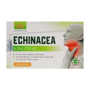 Echinacea Kingphar 3 vỉ x 10 viên - Hỗ trợ tăng cường sức đề kháng