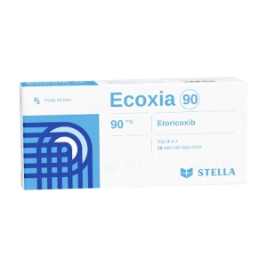 Ecoxia 90 Stellapharm 3 vỉ x 10 viên (Etoricoxib)