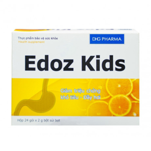 Edoz Kids DHG 24 gói x 2g - Bột sủi giảm khó tiêu đầy hơi Edoz Kids DHG 24 gói x 2g - Bột sủi giảm khó tiêu đầy hơi