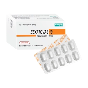 Eexatovas 10 BV Pharma 3 vỉ x 10 viên Eexatovas 10 BV Pharma 3 vỉ x 10 viên