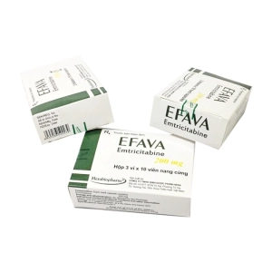 Efava 200mg Herabiopharm 3 vỉ x 10 viên (Emtricitabine)