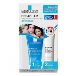 Bộ Chăm Sóc Da Mụn Nhạy Cảm La Roche Posay Effaclar Kit 