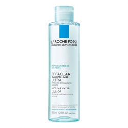 Nước tẩy trang làm sạch sâu và kiểm soát bã nhờn cho da dầu nhạy cảm La Roche-Posay Micellar Water Ultra Oily Skin 200ml