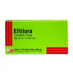 Eftilora 10mg 10 vỉ x 10 viên - Trị viêm mũi dị ứng Eftilora 10mg 10 vỉ x 10 viên - Trị viêm mũi dị ứng