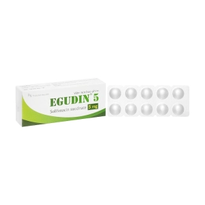 Egudin 5 Medbolide 3 vỉ x 10 viên (Solifenacin)