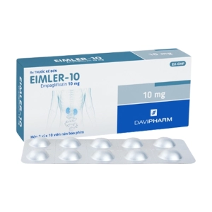 Eimler-10 Davipharm 3 vỉ x 10 viên (Empagliflozin)