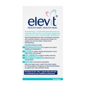 Elevit Breastfeeding Bayer 60 viên – Bổ sung dinh dưỡng phụ nữ sau sinh