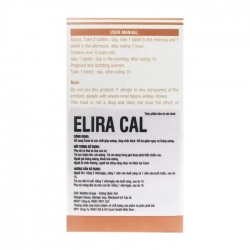 Elira Cal Nutriton UK, Chai 60 viên