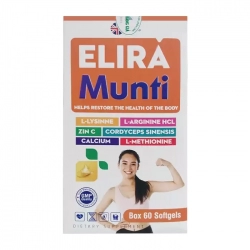 Elira Munti Nutriton UK, Hộp 60 viên