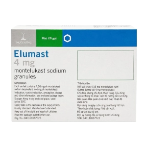 Elumast 4mg Laboratorios Cinfa 28 gói (Montelukast)