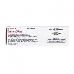 Emaneva 20mg KRKA, 4 vỉ x 7 viên - Trị trào ngược Emaneva 20mg KRKA, 4 vỉ x 7 viên - Trị trào ngược