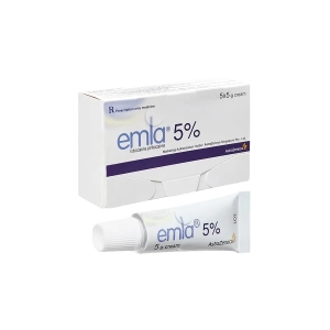 Emla Cream 5% AstraZeneca Hộp 5 tuýp x 5g - Kem bôi gây tê bề mặt da Emla Cream 5% AstraZeneca Hộp 5 tuýp x 5g - Kem bôi gây tê bề mặt da