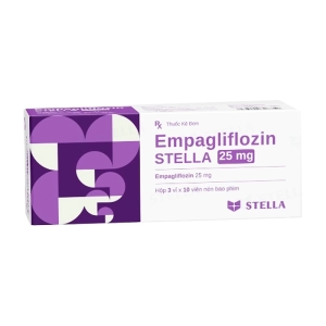 Empagliflozin Stella 25mg 3 vỉ x 10 viên (Empagliflozin)