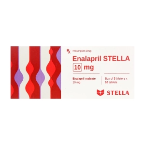 Enalapril Stella 10mg 3 vỉ x 10 viên Enalapril Stella 10mg 3 vỉ x 10 viên