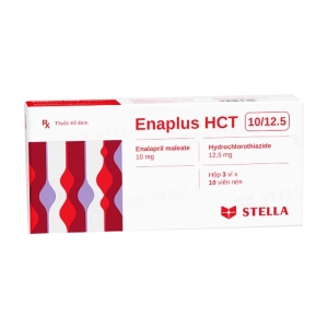Enaplus HCT 10/12.5 Stellapharm 3 vỉ x 10 viên (Enalapril + Hydrochlorothiazide)
