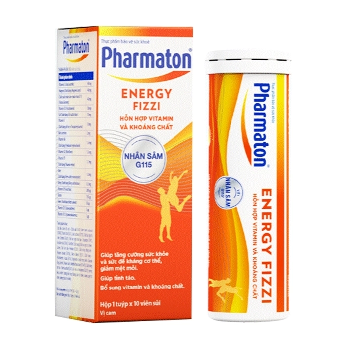 Energy Fizzi Pharmaton Sanofi 10 viên - Bổ sung vitamin, khoáng chất