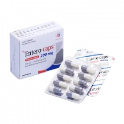 Entero Caps 200mg Domesco 3 Vỉ x 10 Viên - Thuốc trị tiêu chảy Entero Caps 200mg Domesco 3 Vỉ x 10 Viên - Thuốc trị tiêu chảy