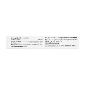 Epfepara Codeine Mediplantex 2 vỉ x 10 viên (Paracetamol + Codein)