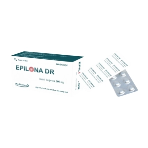 Epilona DR 200mg Herabiopharm 10 vỉ x 10 viên (Natri valproat)